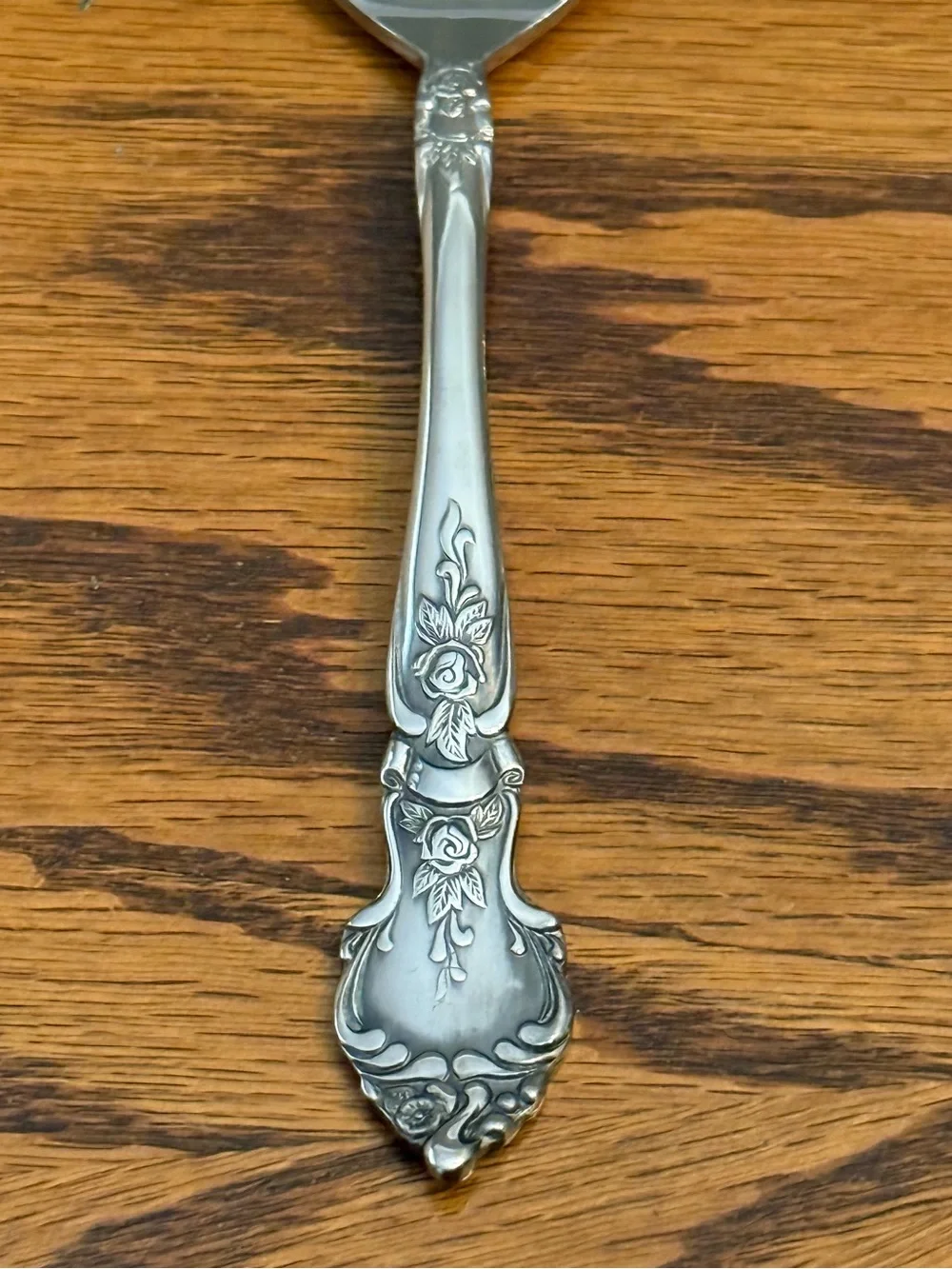 Rose And Leaf National Flatware Stainless 4 Soup Spoons 7 1/2” NEW